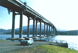 Back at the Tasman bridge!